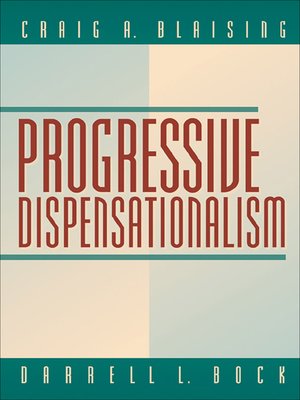 cover image of Progressive Dispensationalism